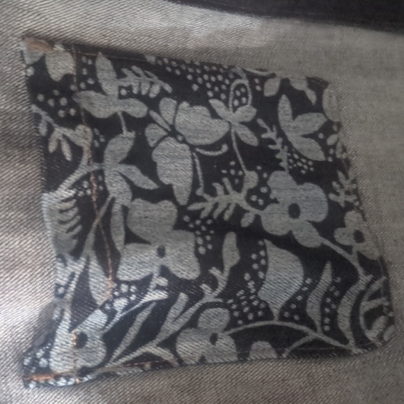 Anna Sui for Old Navy Women's Denim Chore Jacket - Picture 9 of 11